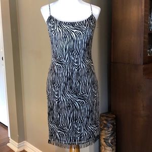 Laundry by Shelli Segal 100% Silk Tassel Dress